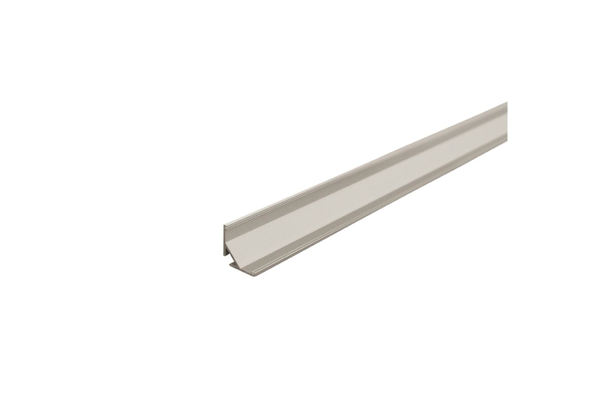3 Meter LED Aluleiste Corner 45 Grad 11mm Serie Eco Plus Silber
